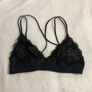 urban outfitters black bralette